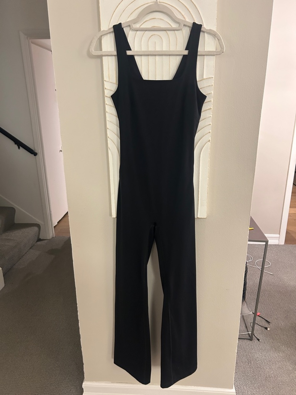 SPANX Black Sleeveless Sculpting Jumpsuit